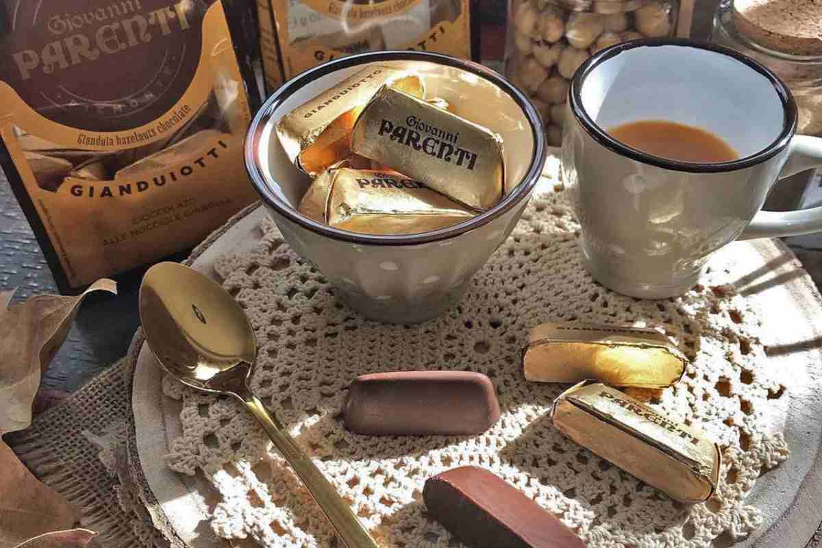 Gianduiotti con caffè