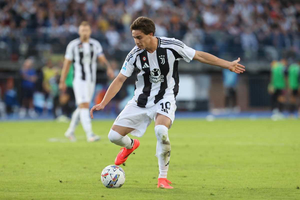 Yildiz con la maglia della Juventus