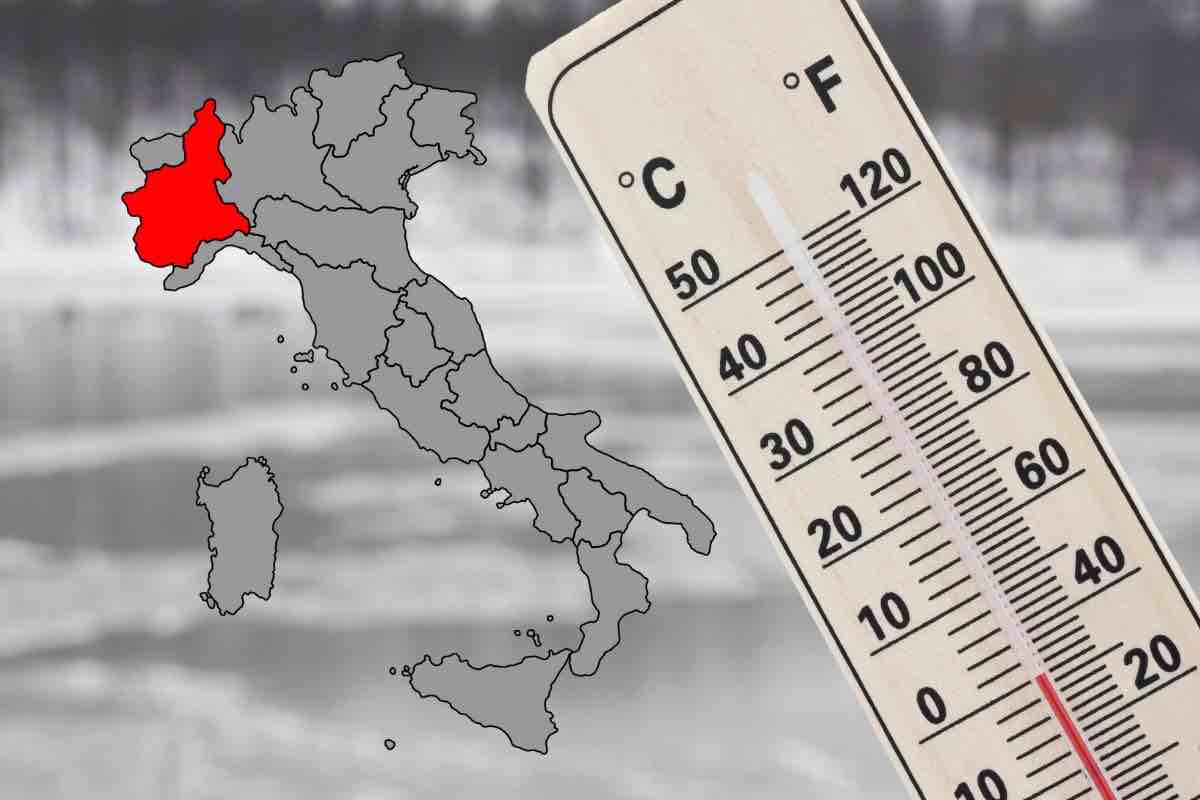 Penisola Italiana termometro