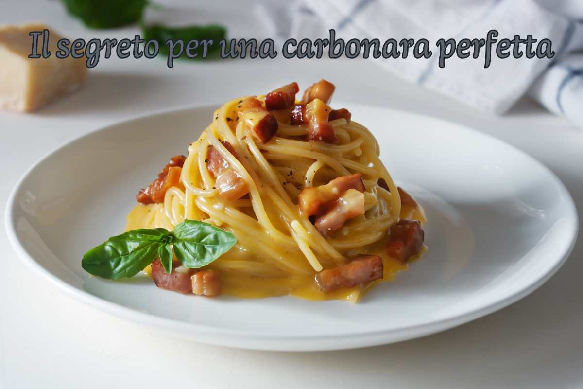 Il segreto per una carbonara perfetta