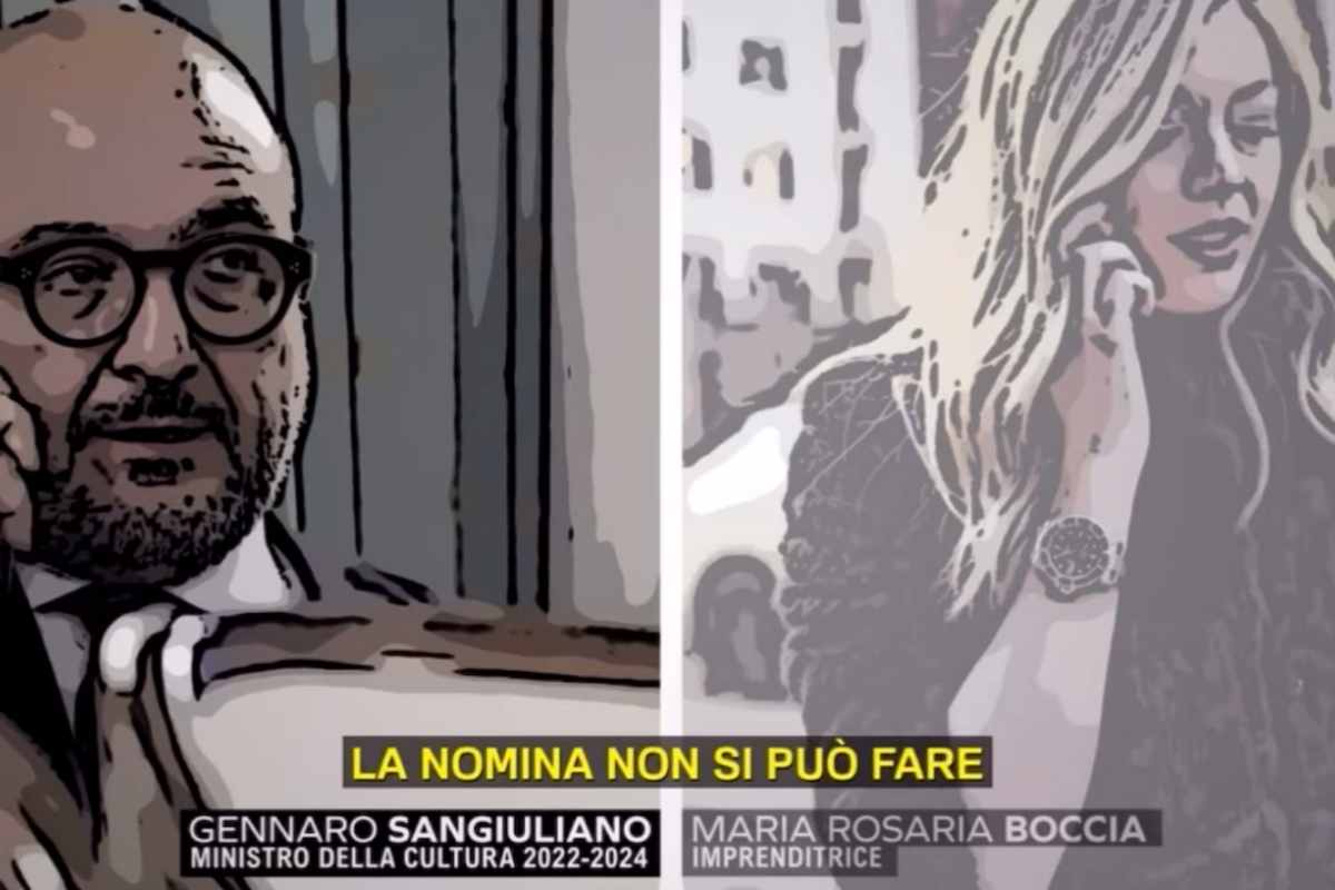 Le intercettazioni tra Sangiuliano e la Boccia