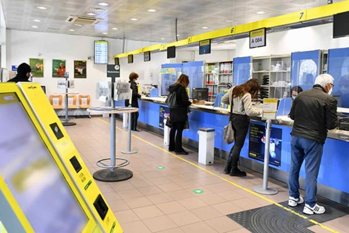 Un ufficio di Poste Italiane