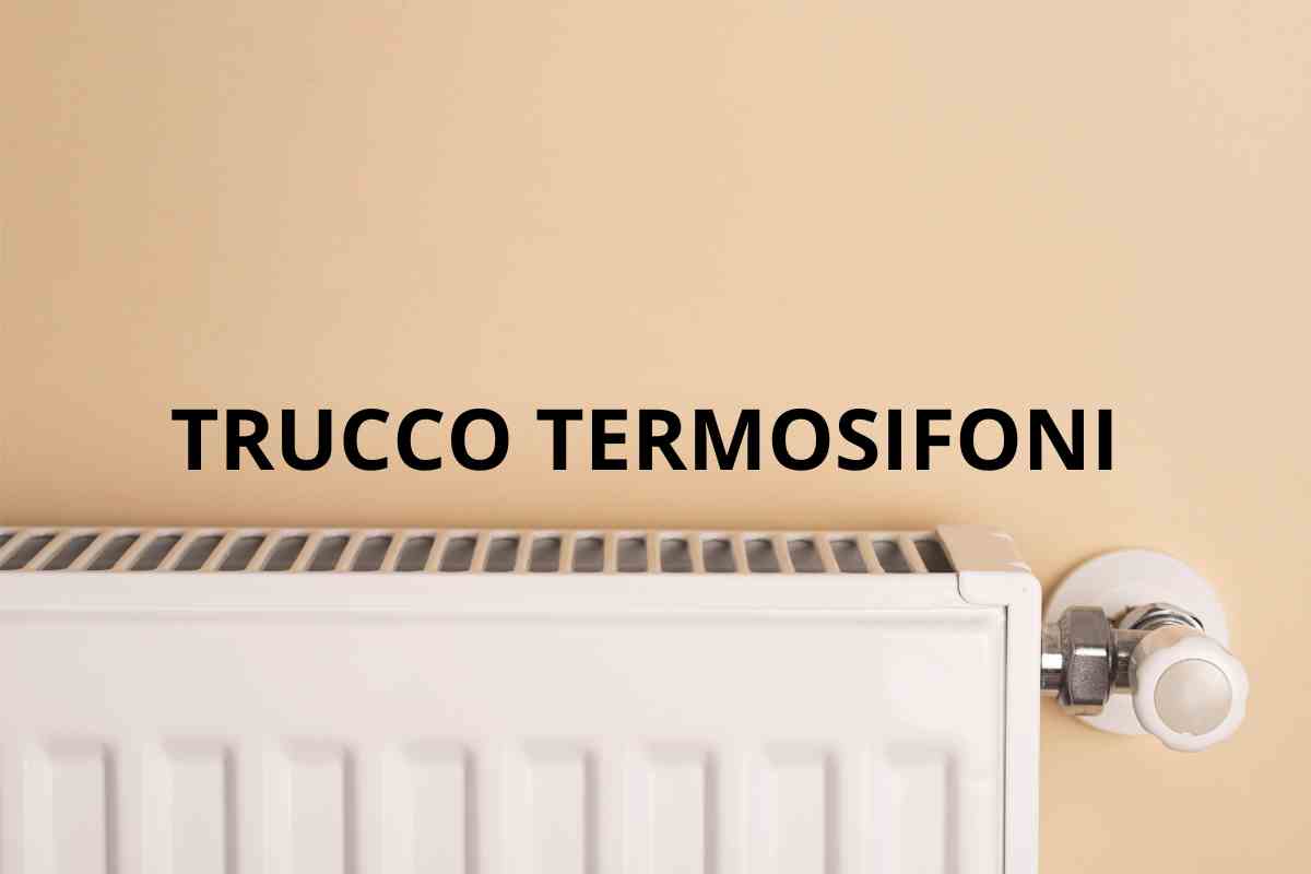 Termosifoni non scaldano trucco