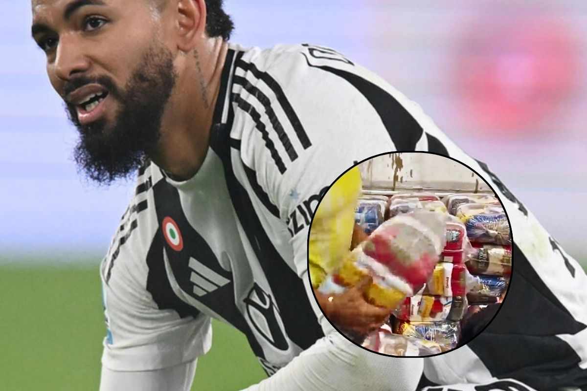 Il calciatore della Juve Douglas Luiz